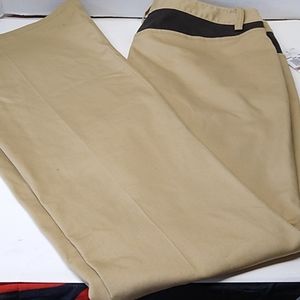 Sz 12 Ladies Michael Kors, Tan flair bottom pants.